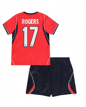 Billige Fotballdrakt England Morgan Rogers #17 Replika Bortedraktsett Barn VM 2026 Kortermet (med bukser)